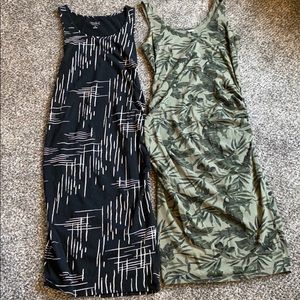 PACK OF 2 bodycon maternity dresses!